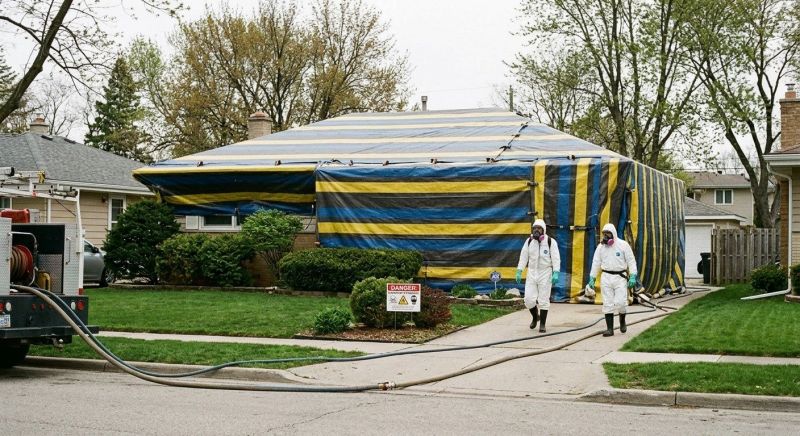 Termite Tenting in Fredericksburg, VA